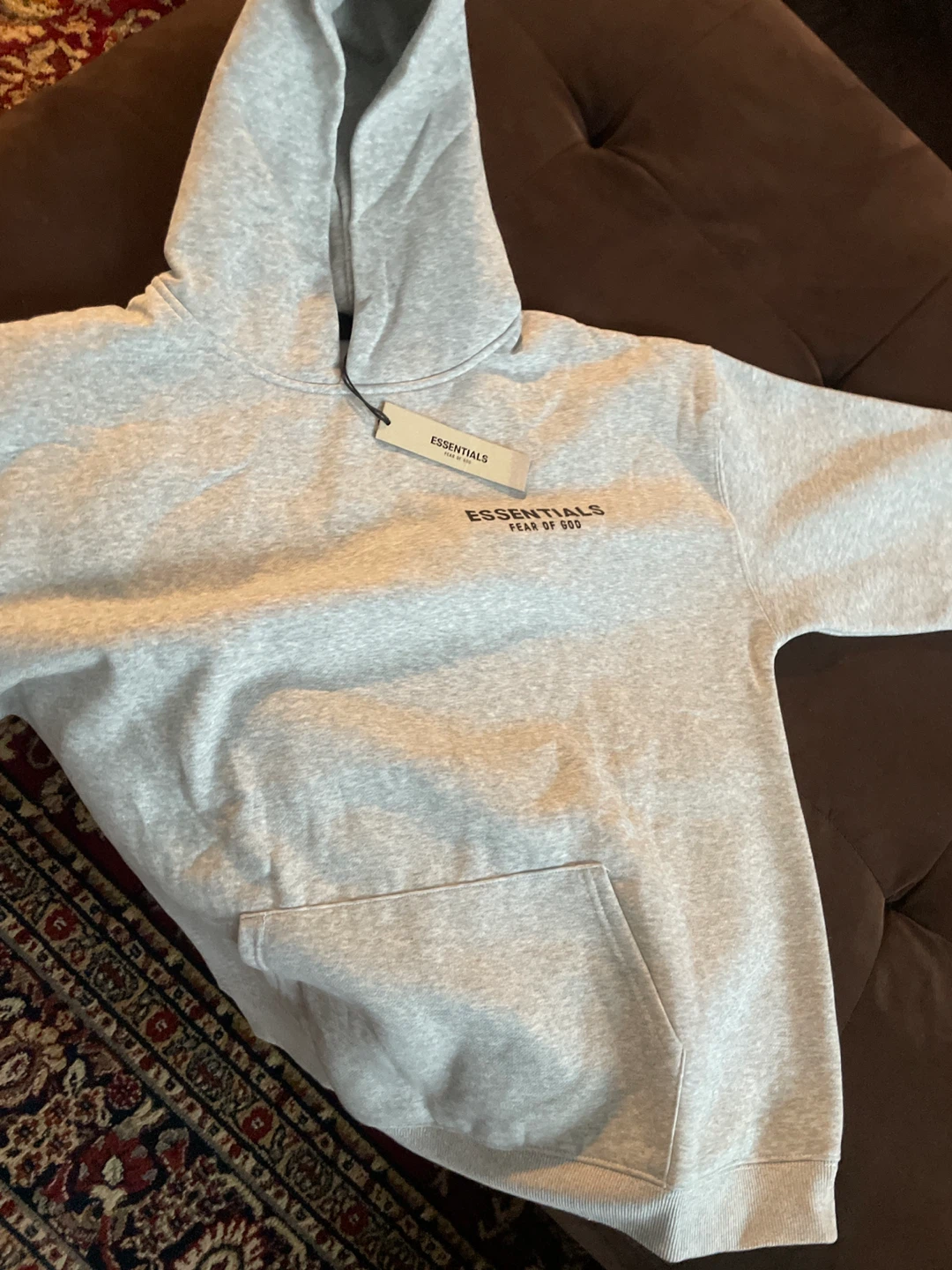 ESSENTIALS Fear of God Grey Hoodie