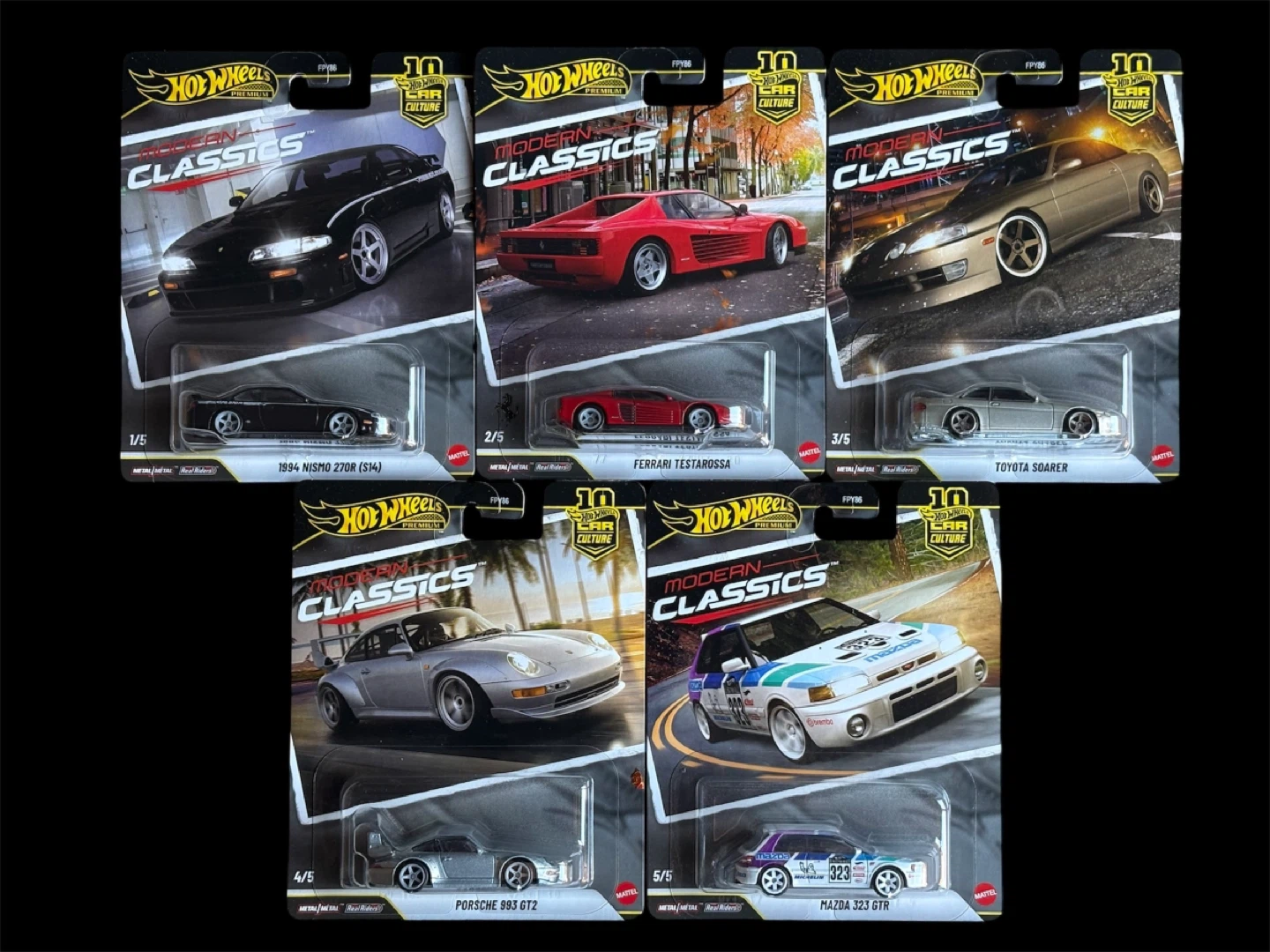 Hot Wheels Premium Modern Classics Set