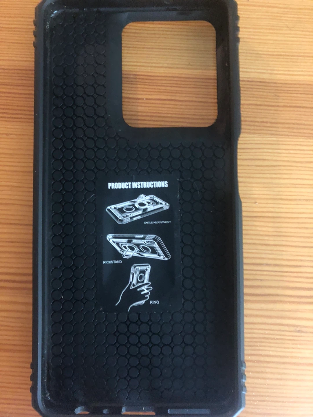 Black Phone Case with Ring Stand - photo 2
