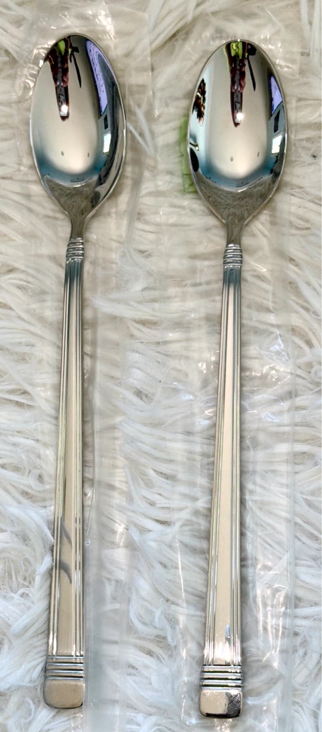 Oneida Tall-Stirring-Iced Tea or Dessert Spoon. Set of 4 New - photo 2