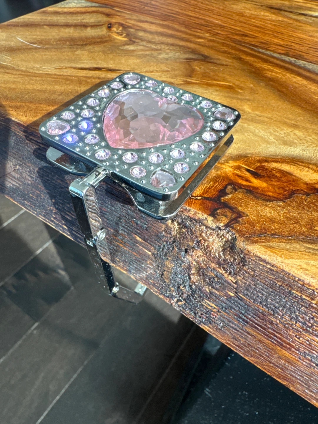 Decorative Heart Design Handbag Hook