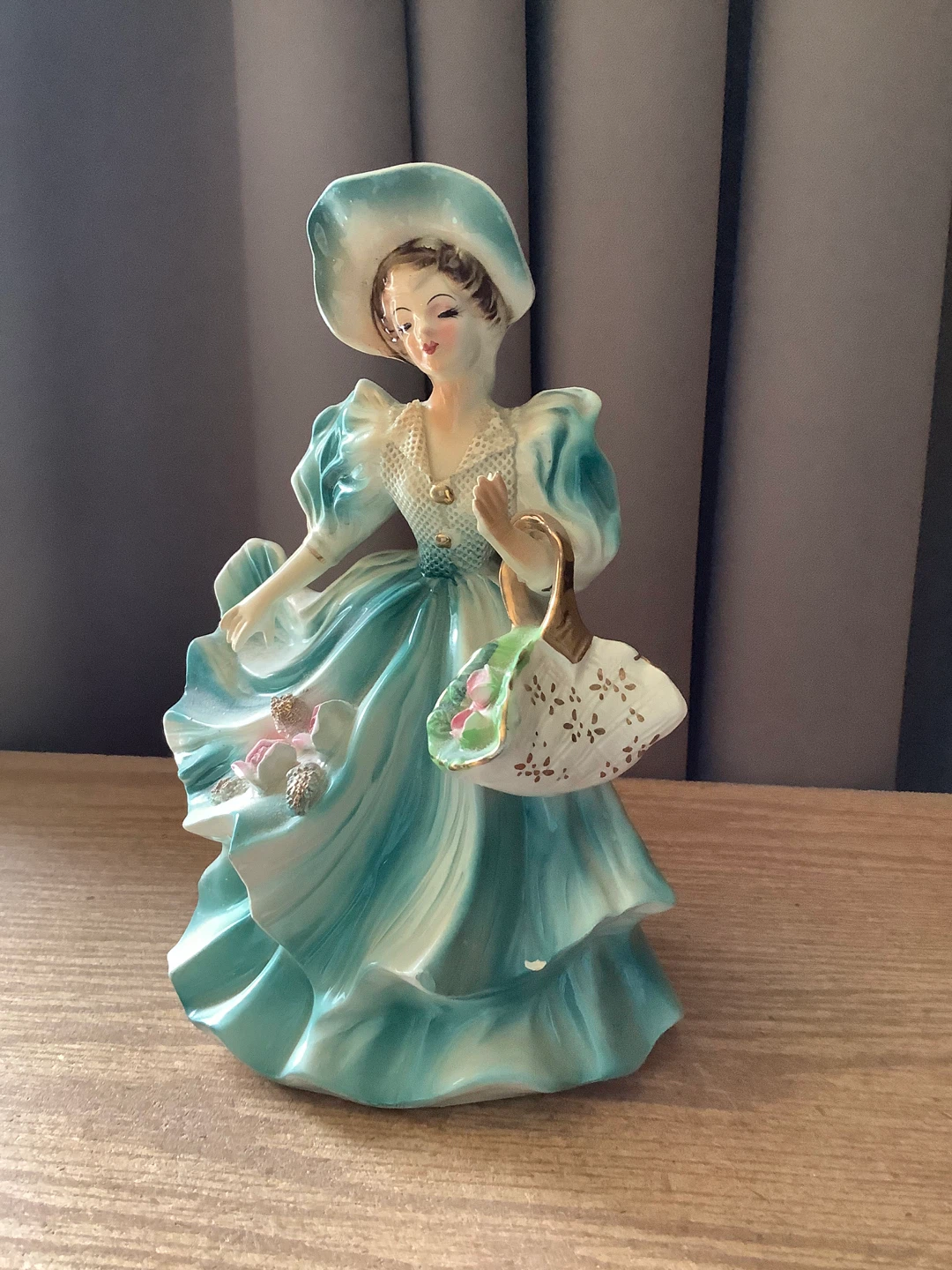 Vintage Ceramic Lady Figurine