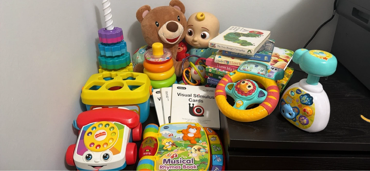 Toddler Developmental Toy & Book Bundle