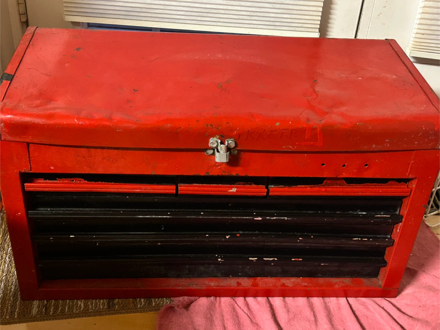Old tool chest