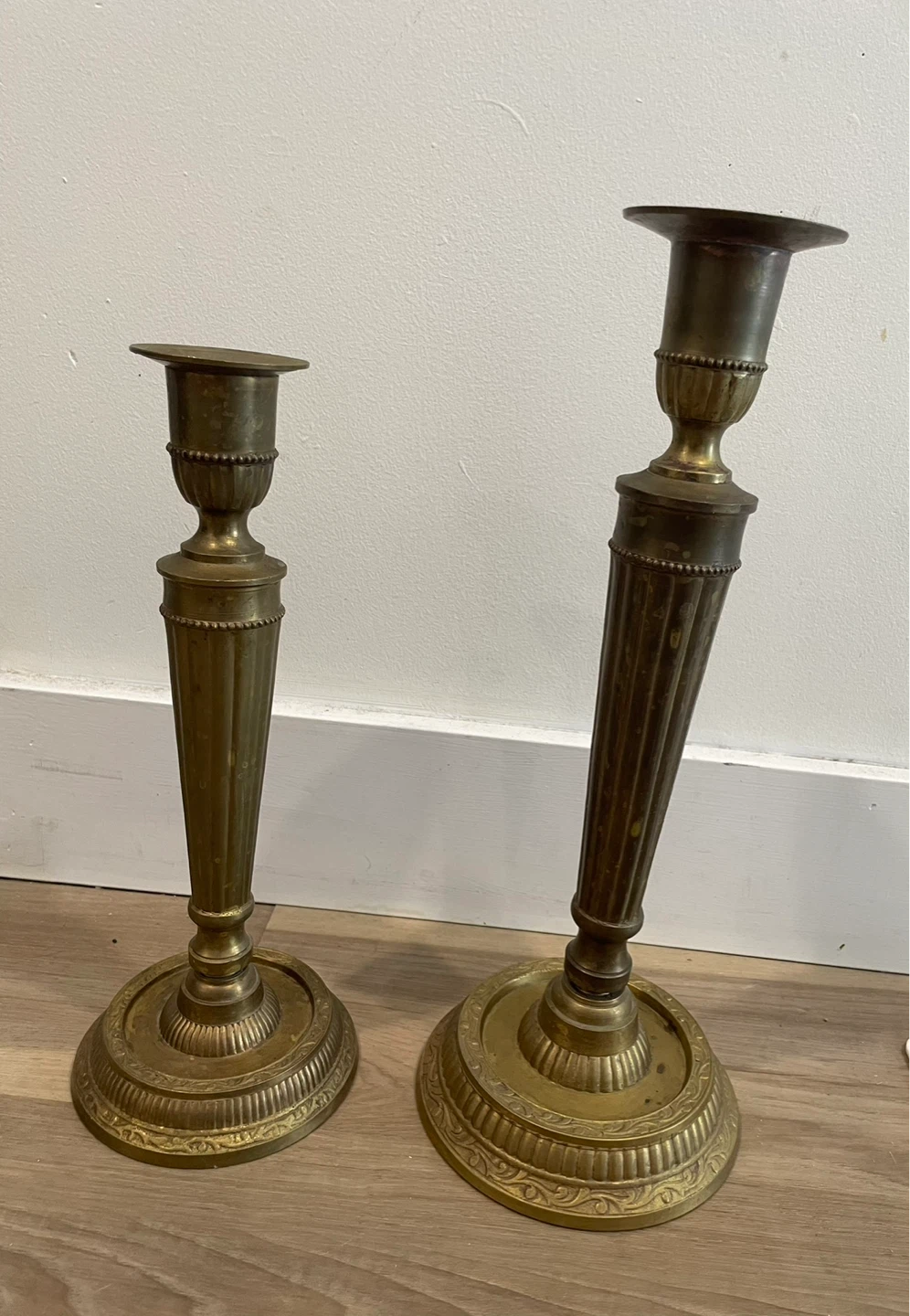 Brass Candlesticks - Set of 2