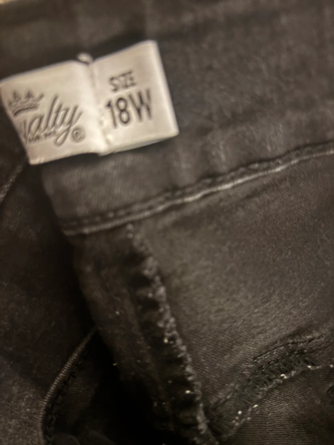 Royalty Black Denim Jeans - photo 3
