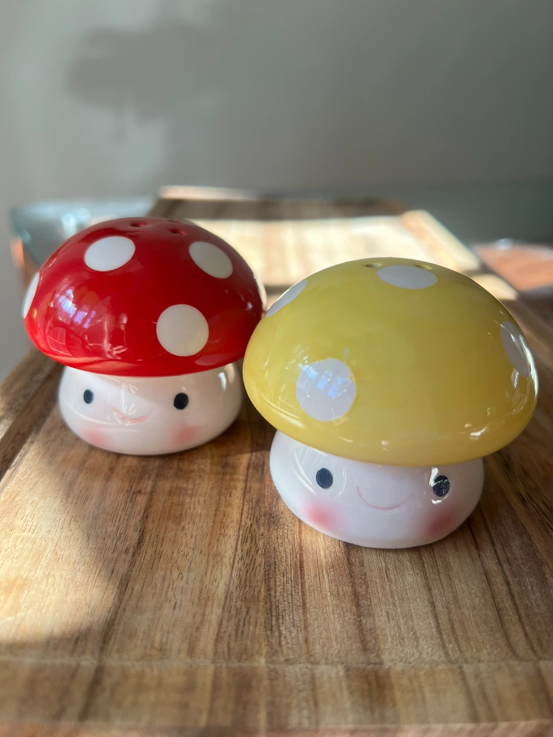 Mushroom Salt and Pepper Shakers