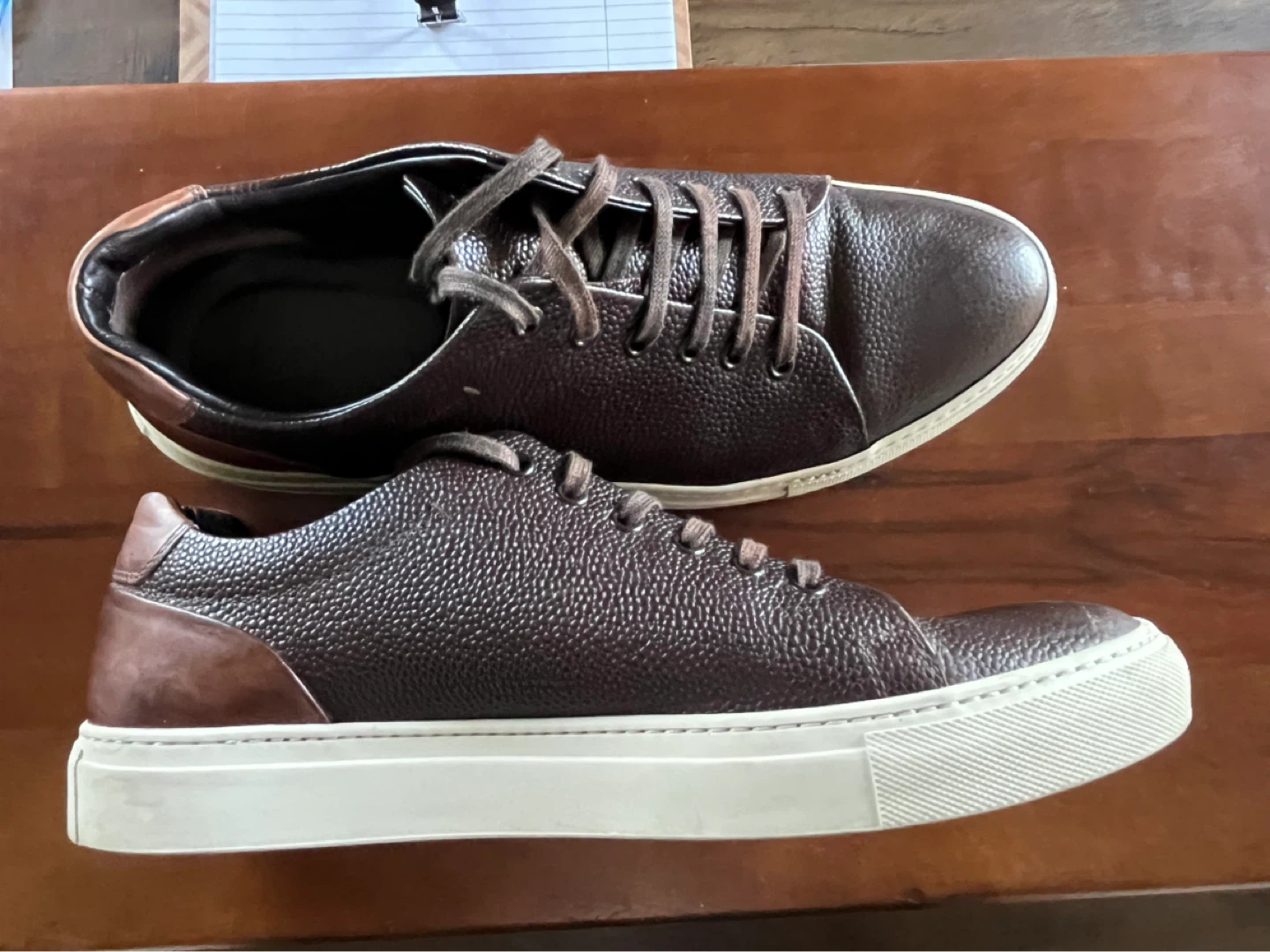 Lancio Handmade Italian  Brown Leather Shoes