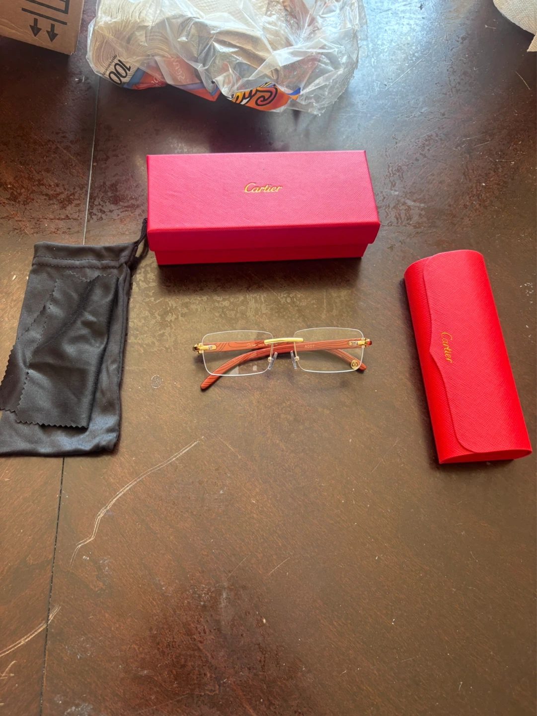 Cartier Rimless Glasses