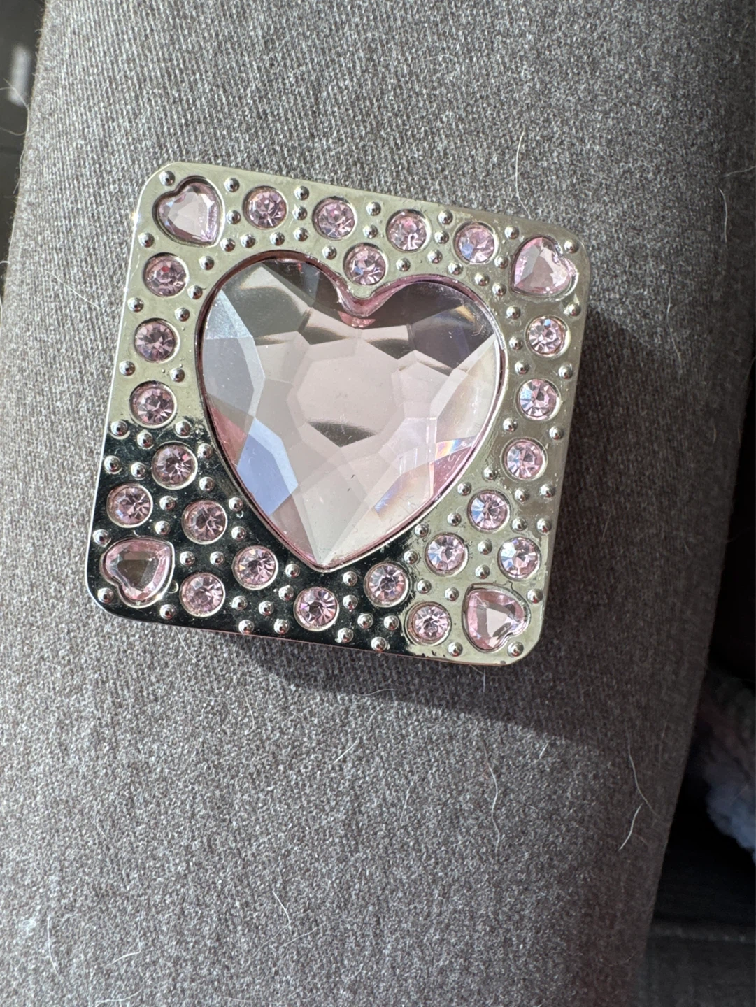Decorative Heart Design Handbag Hook - photo 2