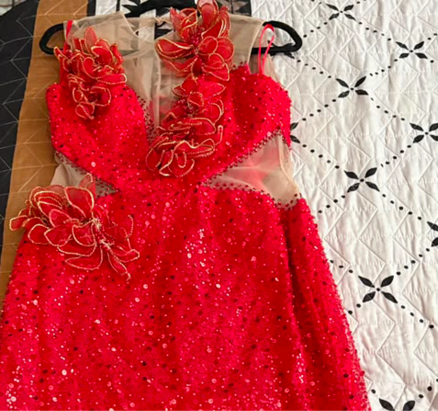 Vestido for prom red - photo 5