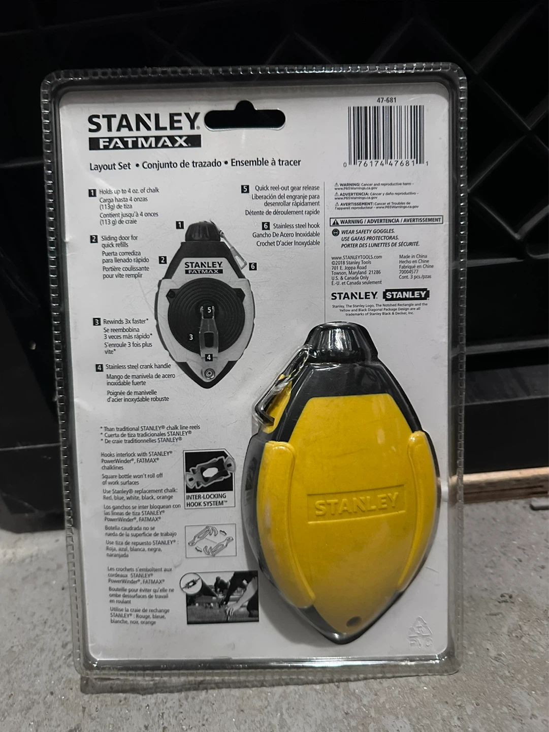 NEW Stanley String line Set with Chalk and Marker - photo 2