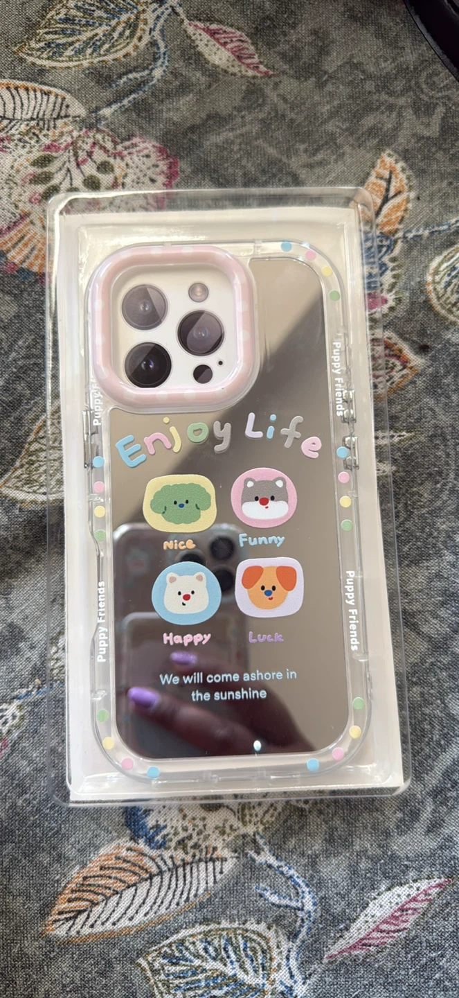 Puppy Friends Clear Phone Case