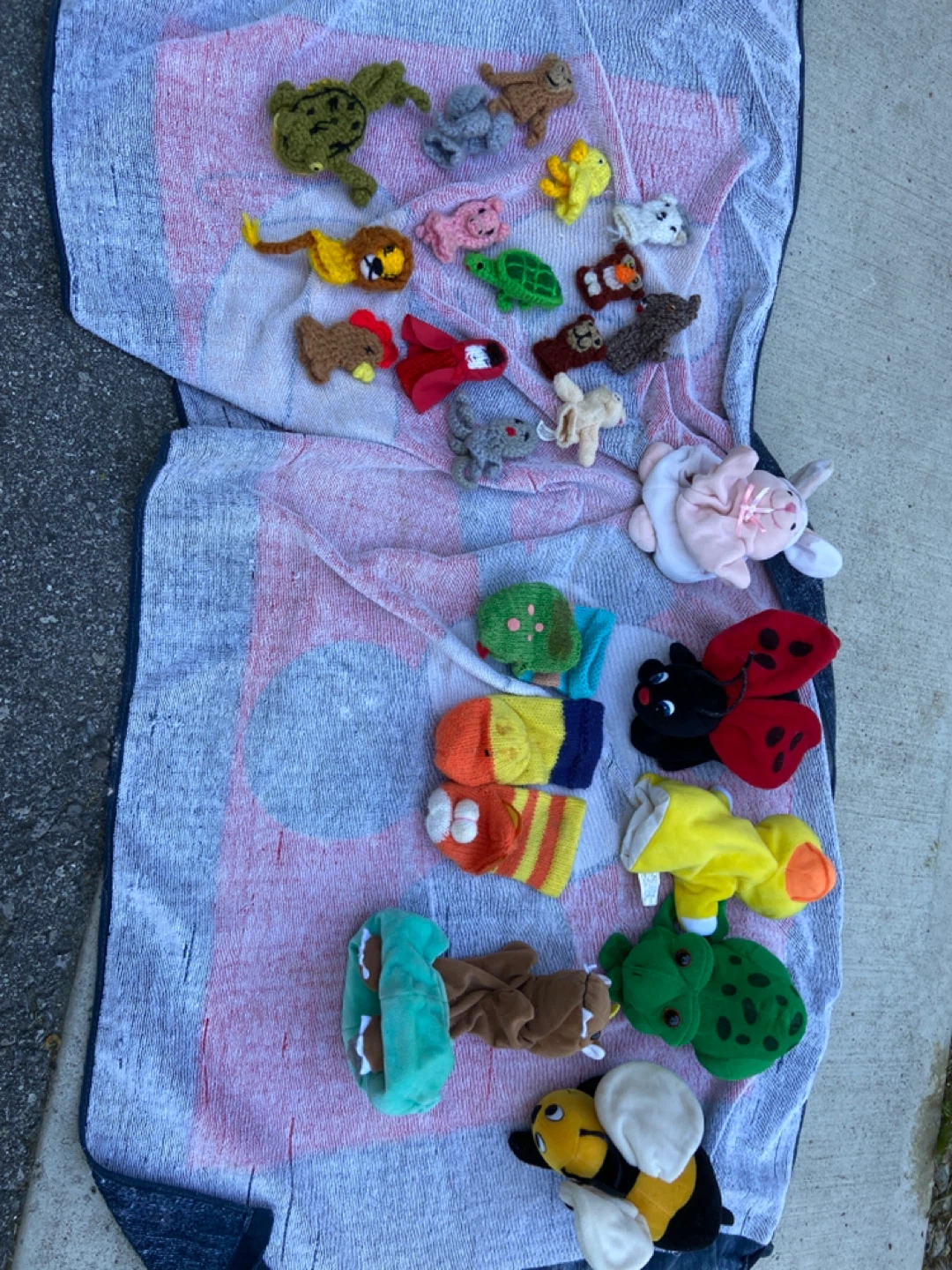 Collection of Hand and  Finger Puppets
