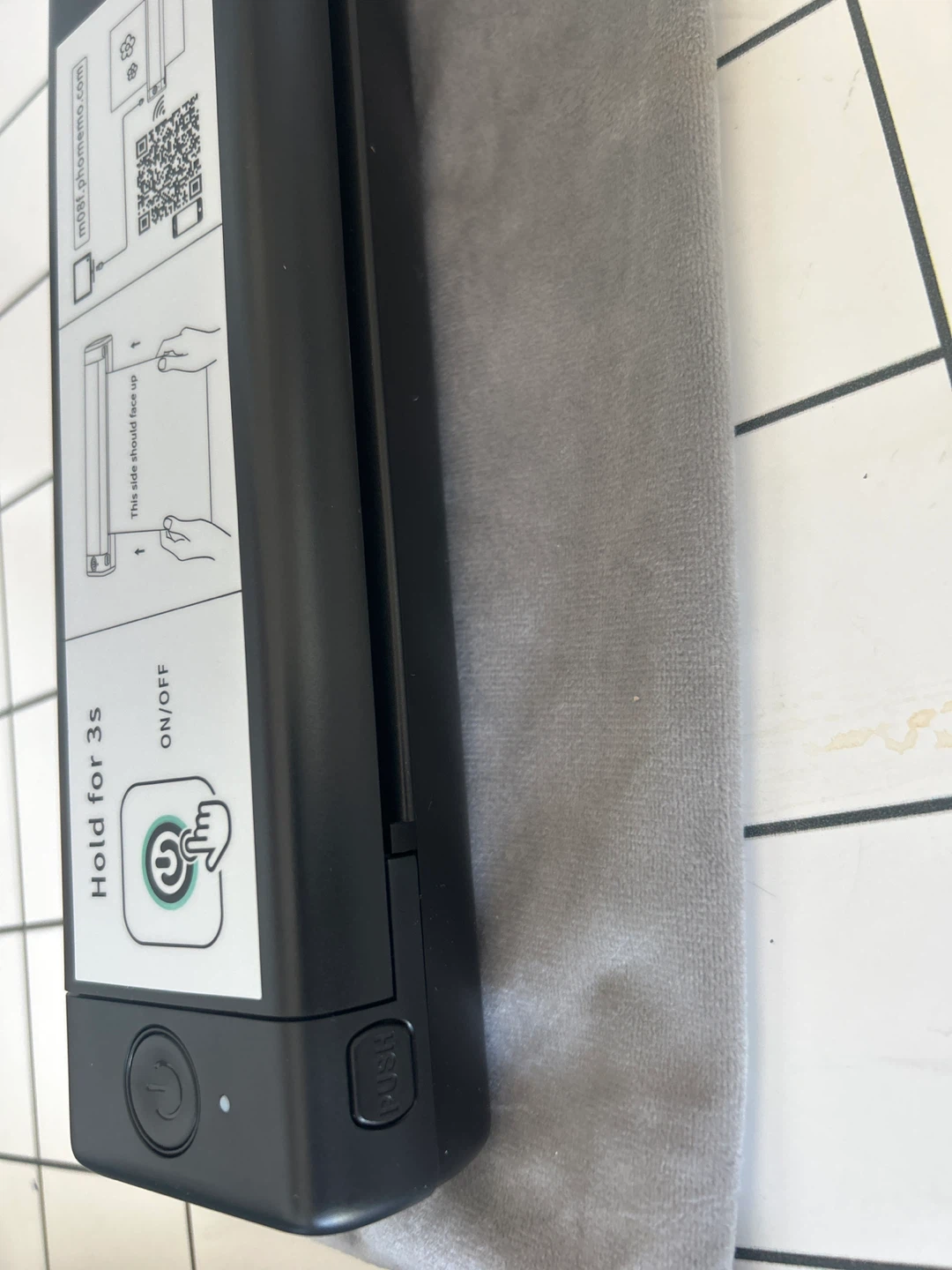 Portable thermal printer with Grey Pouch - photo 2