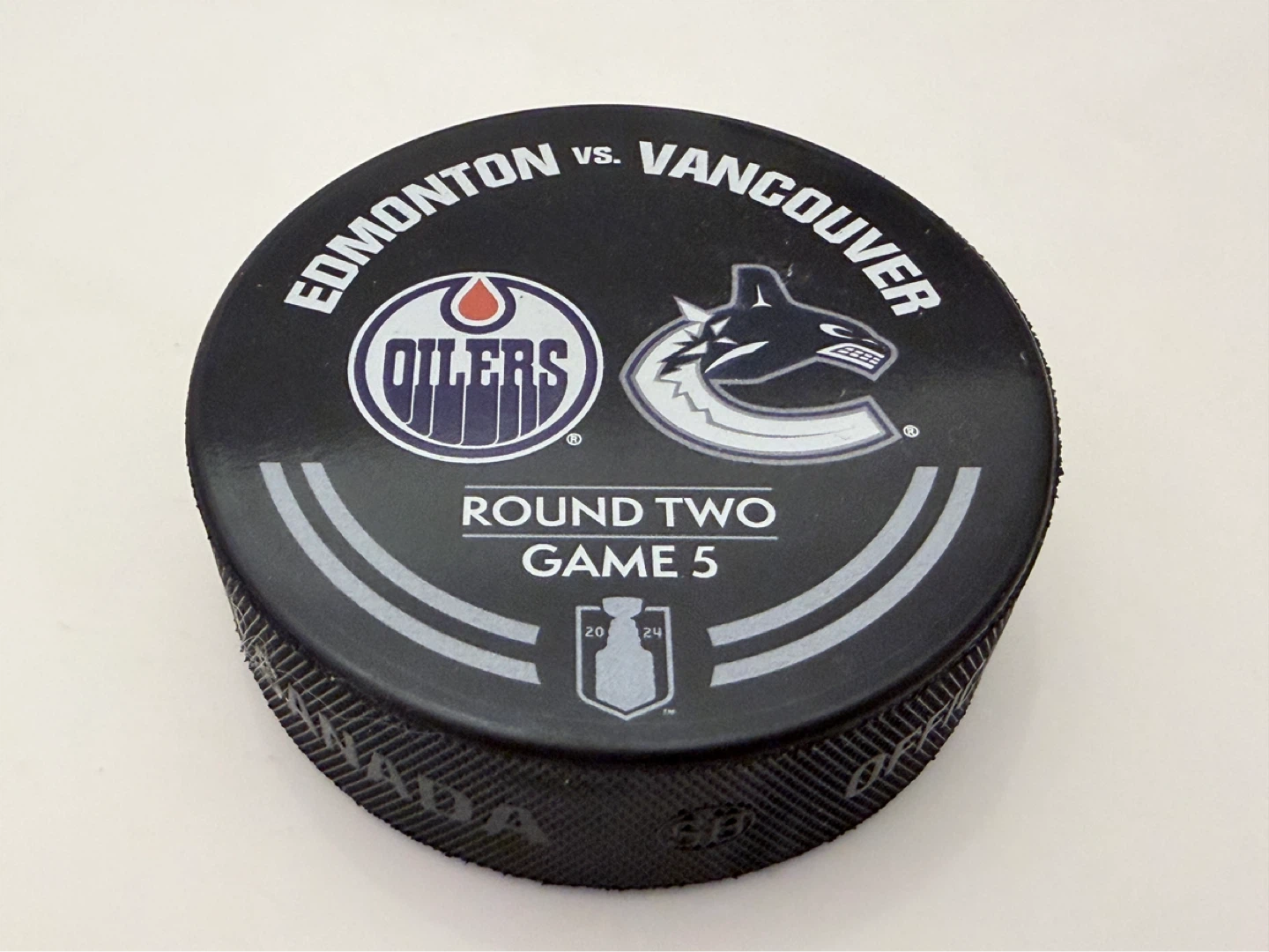 2024 Playoffs Round Two Game 5 Edmonton Oilers Vs Canucks Puck