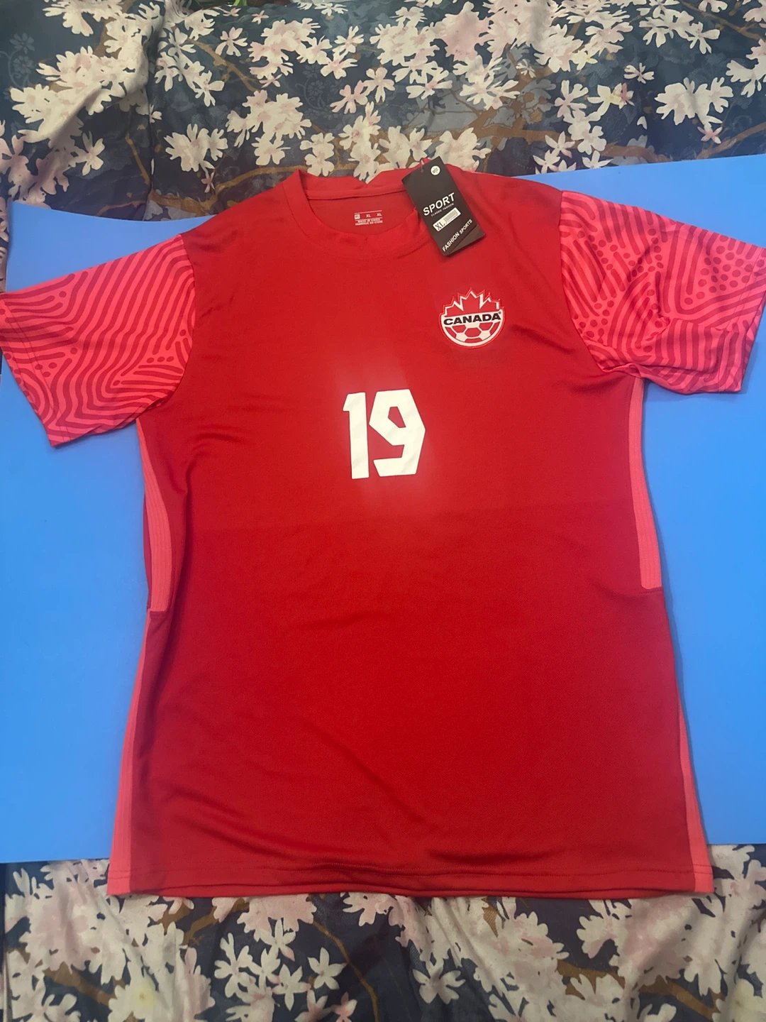 Canada Soccer Alphonso Davies 19 Jersey & Shorts Set - photo 2