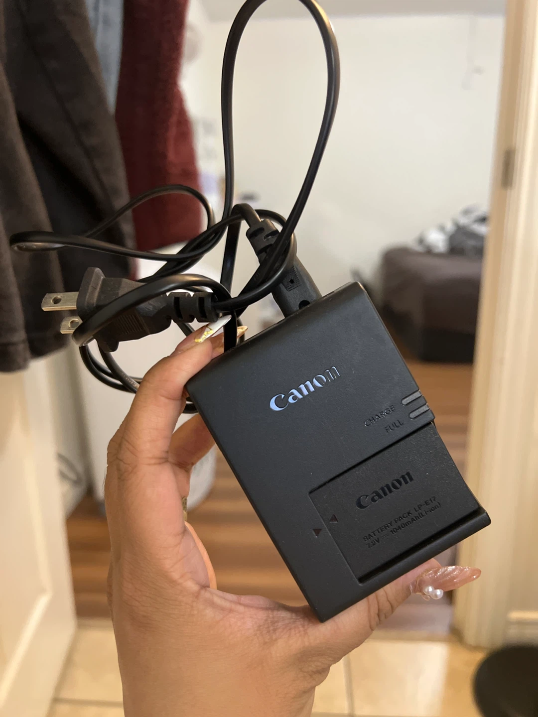 Canon camera battery and charger set