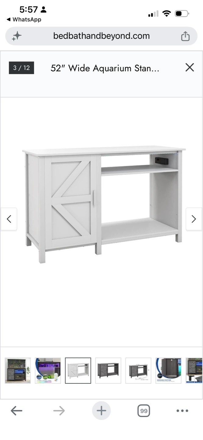 New White 52" Aquarium Stand - photo 4