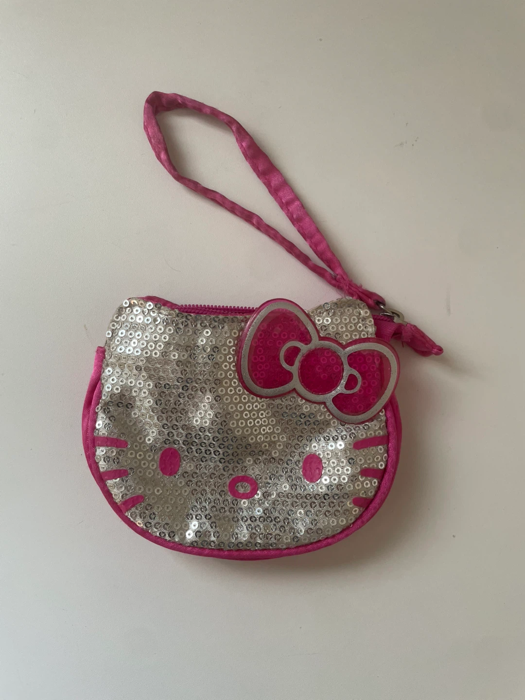 Hello Kitty Sequin Wristlet Pouch