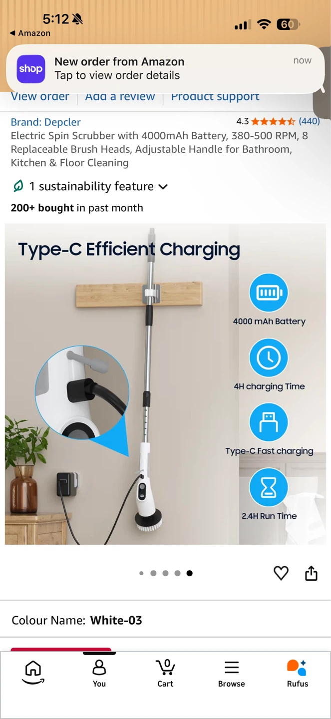 Depcler Electric Spin Scrubber - photo 4