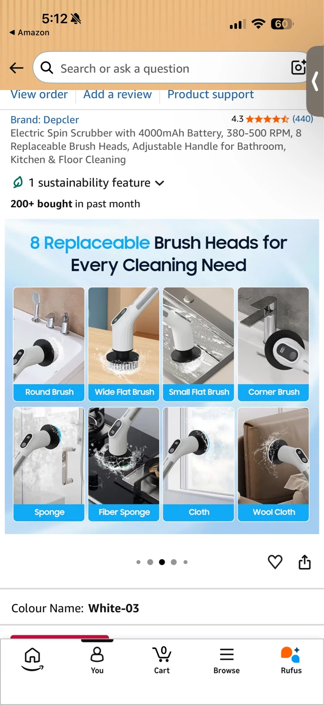 Depcler Electric Spin Scrubber
