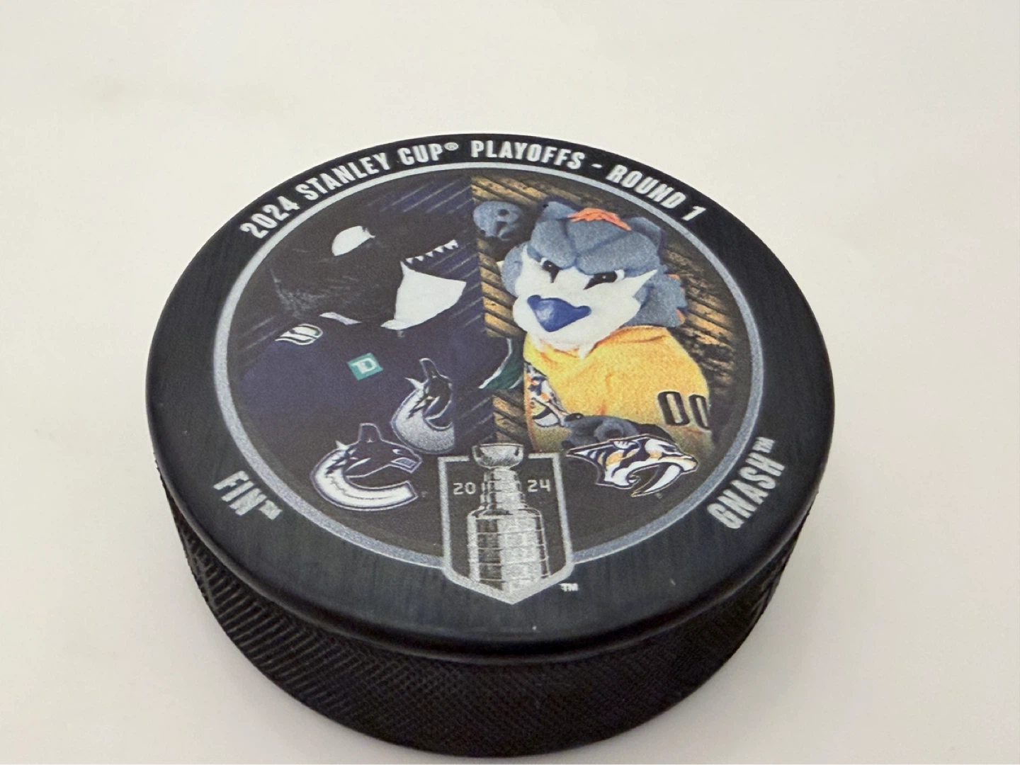 2024 Playoffs Nashville Predators Vs Vancouver Mascot Puck