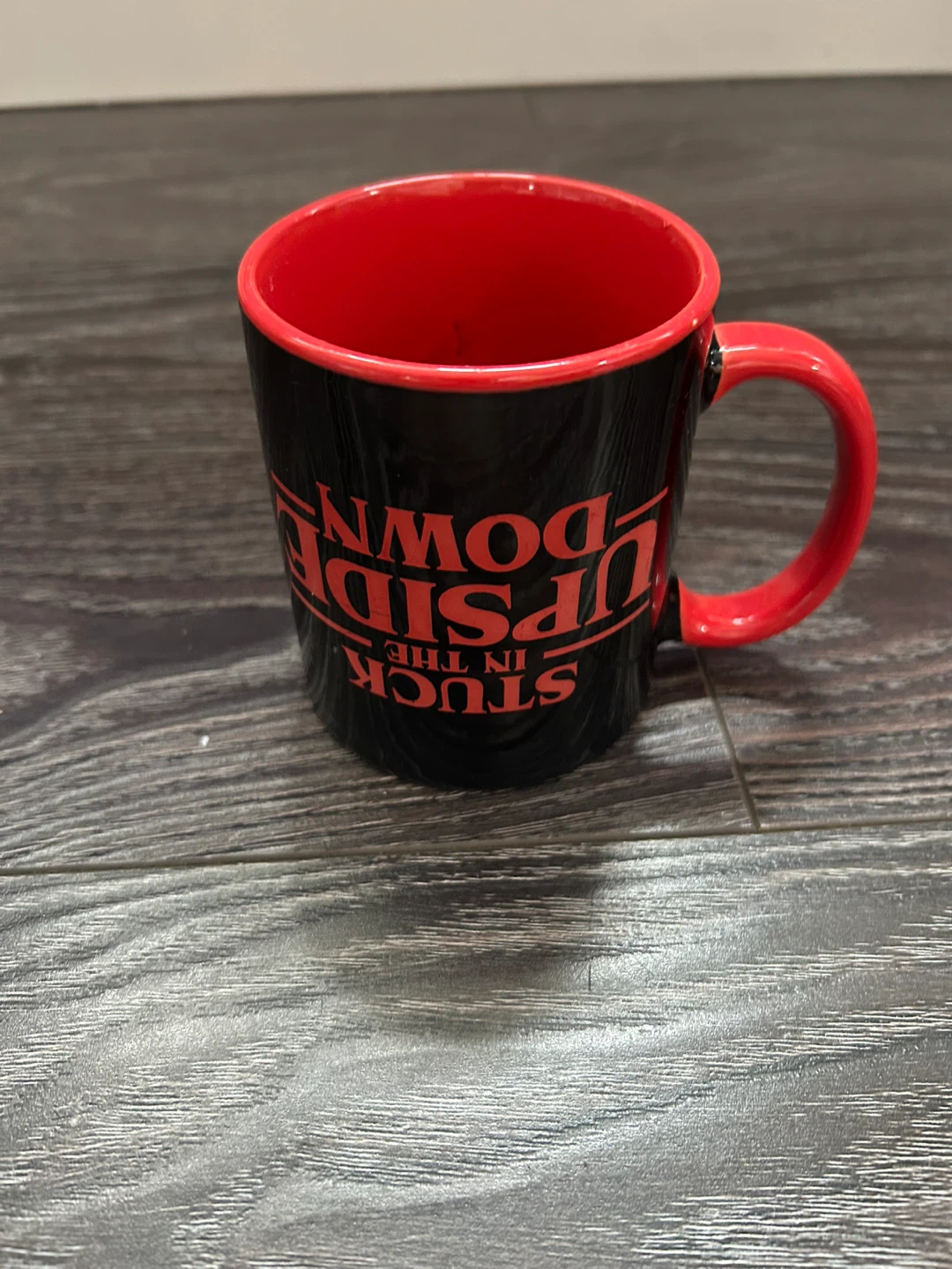 Stranger Things "Stuck In The Upside Down" Mug