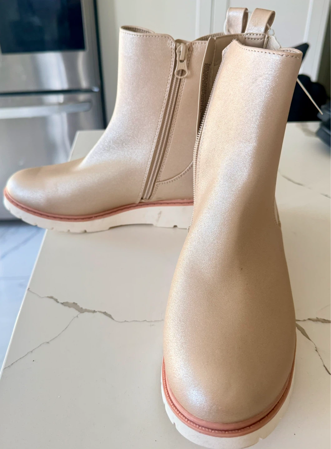 Women's Beige Chelsea Boots - photo 2
