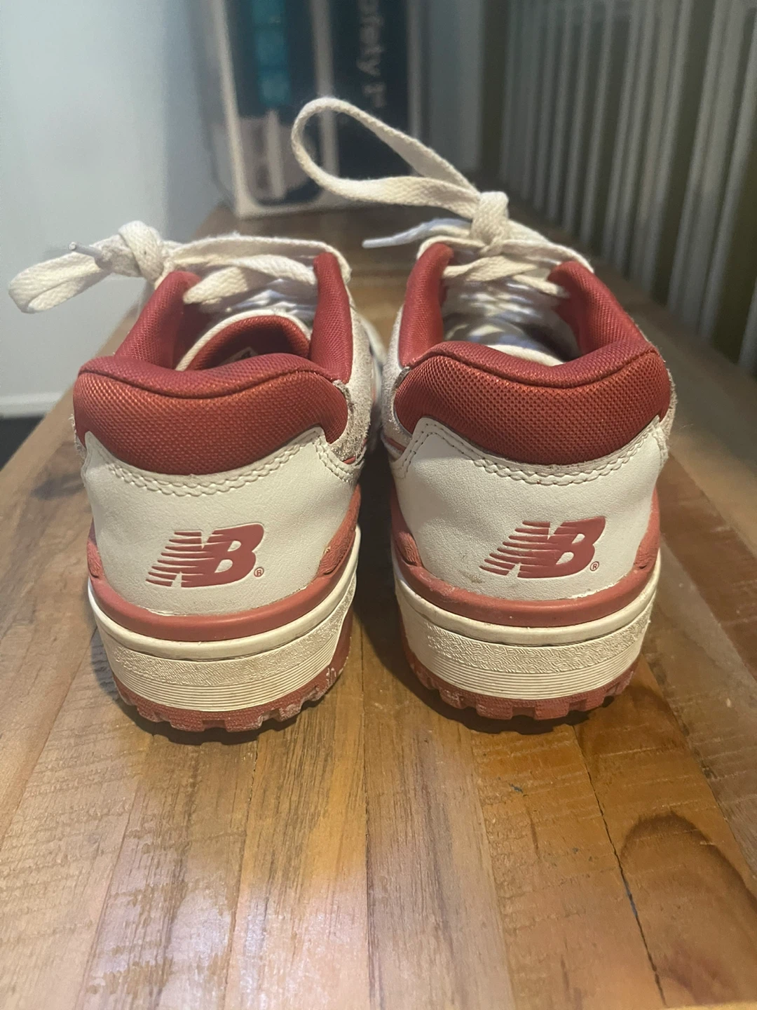 New Balance 550 White Red Sneakers - photo 4