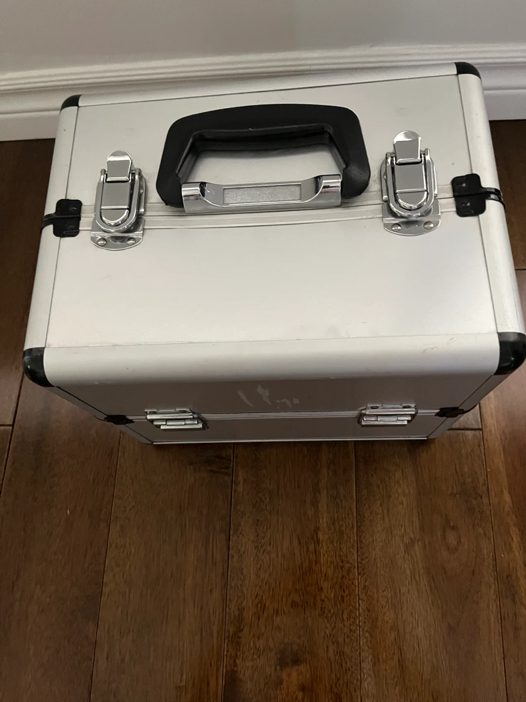 Silver Makeup Train Case - photo 2