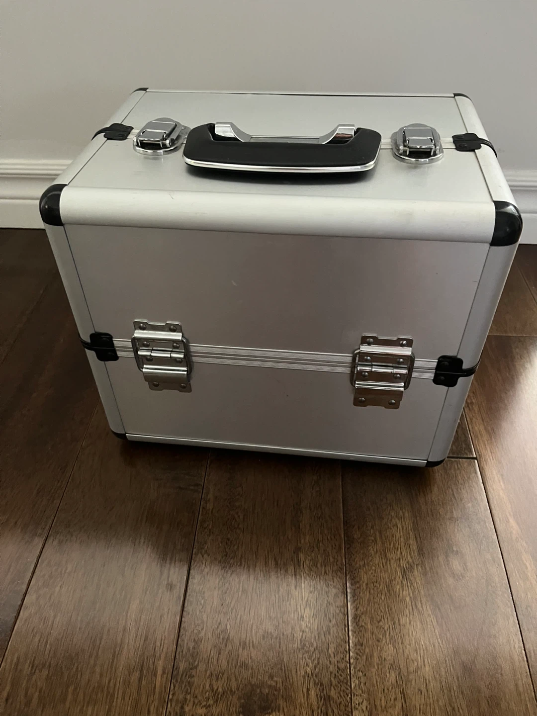 Silver Makeup Train Case - photo 4