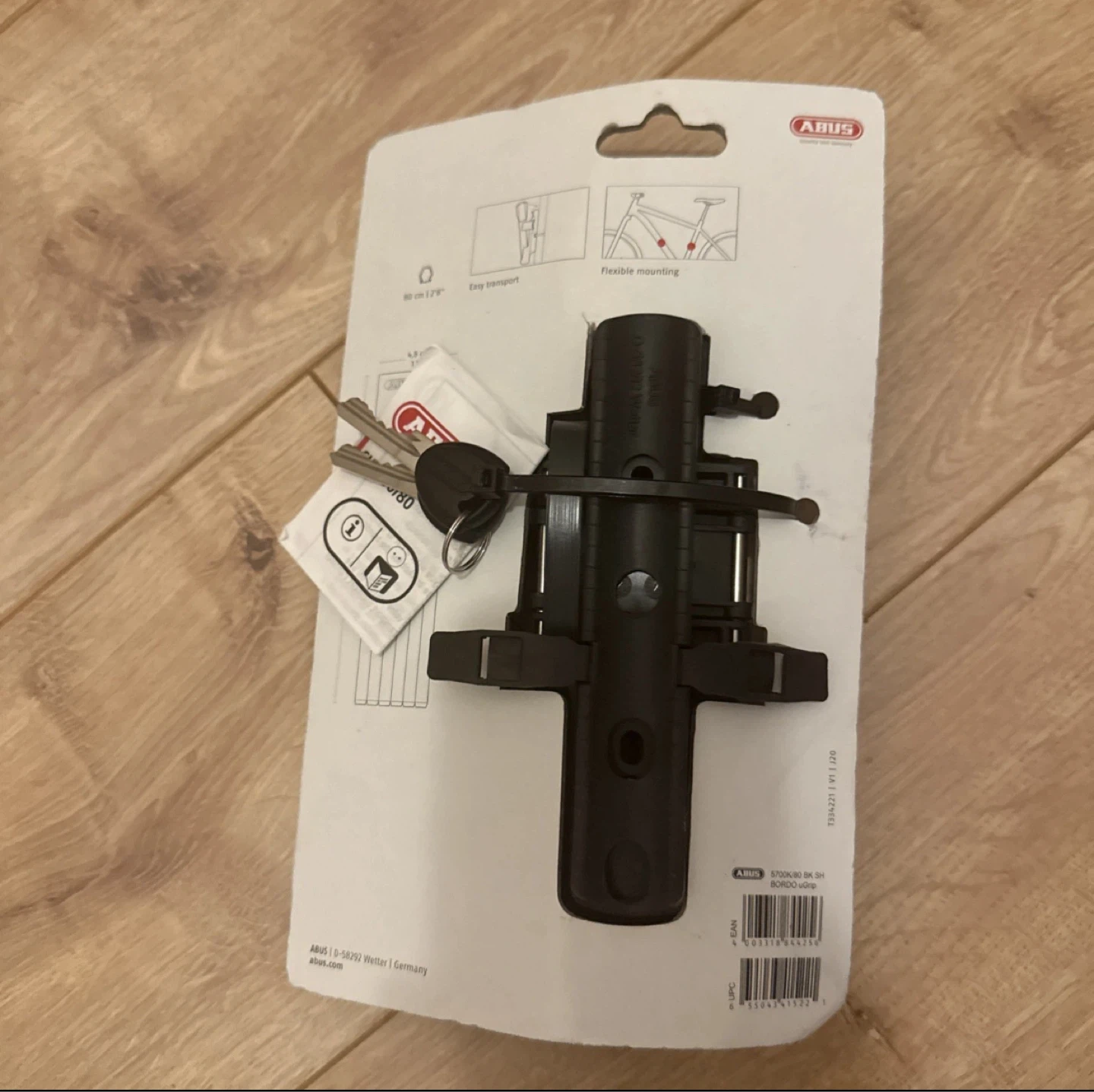 ABUS UGRIP BORDO 5700K Folding Bike Lock - photo 2
