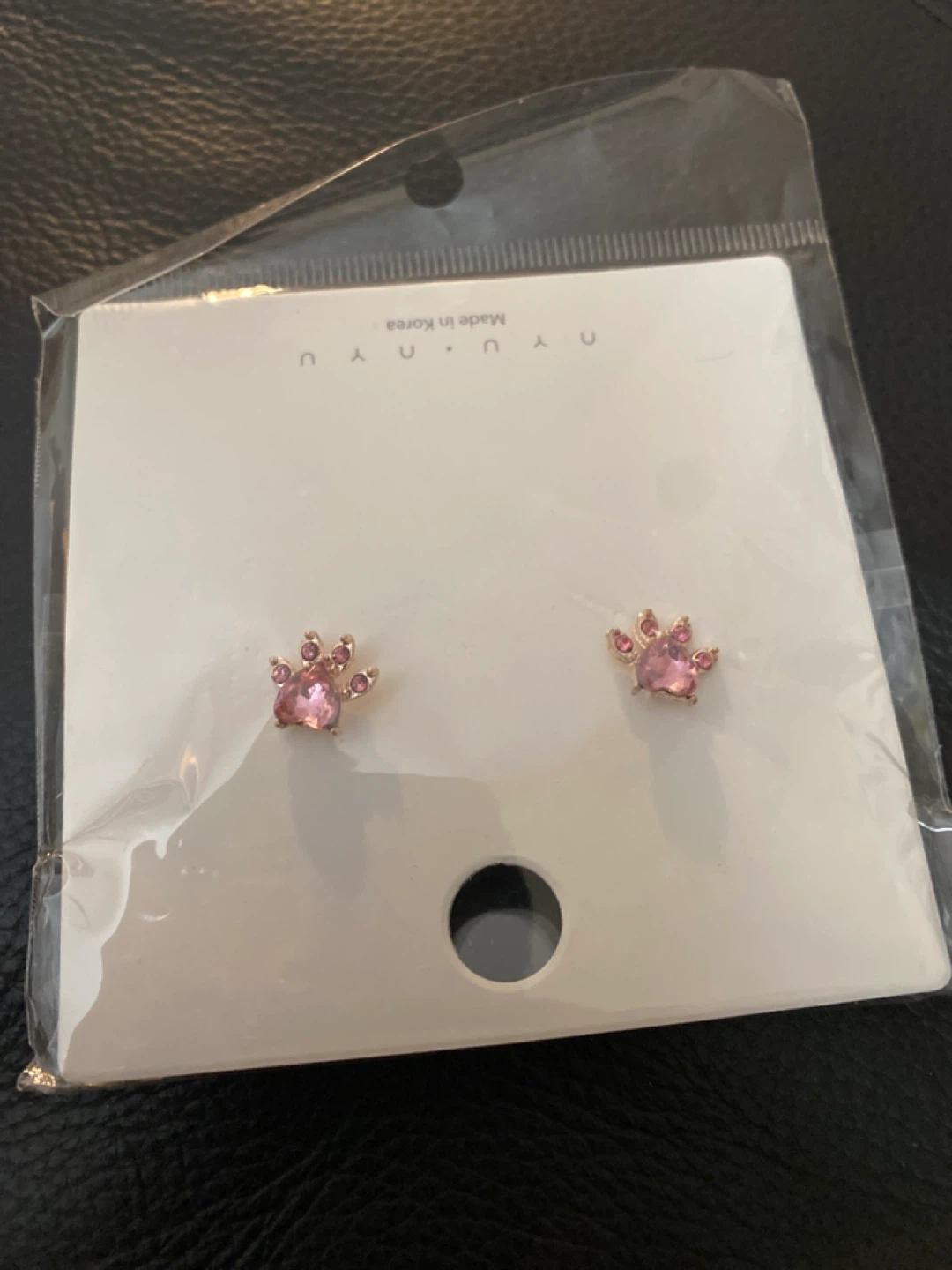 Paw Print Stud Earrings