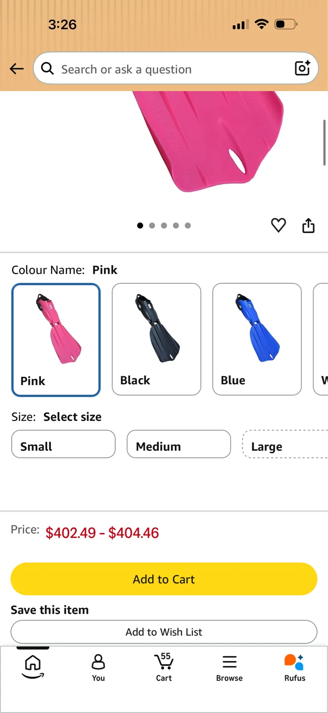 SCUBAPRO Seawing Nova Diving Fins - Pink - photo 3
