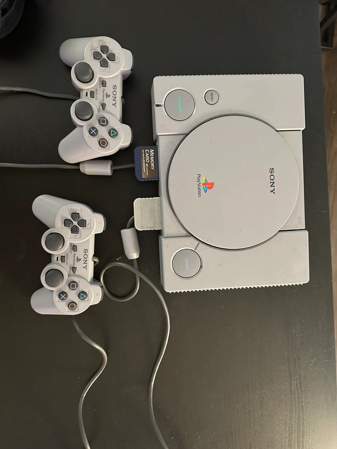 Sony PlayStation 1 Console with Games and Controllers - photo 5