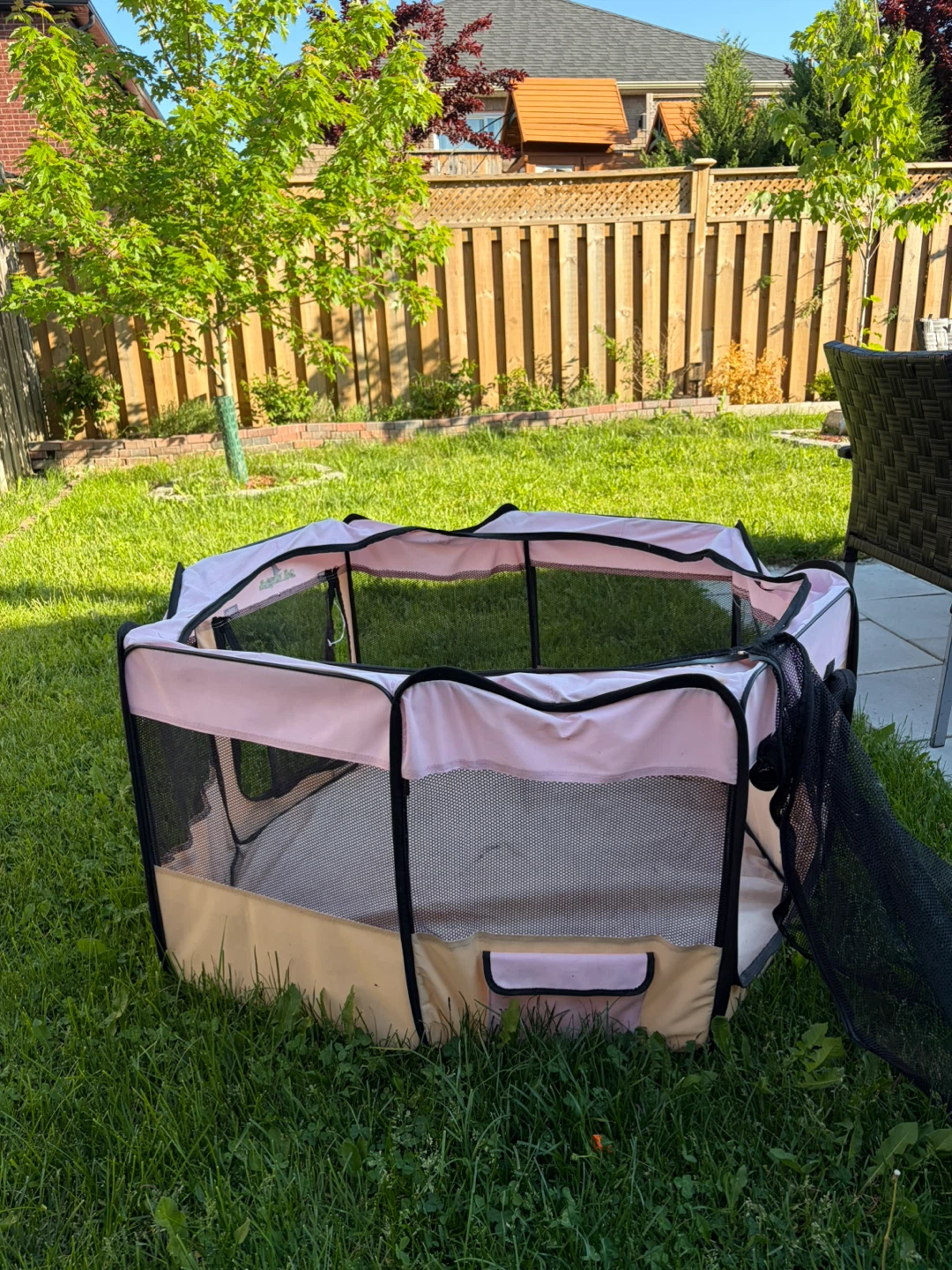 Pink Pet Playpen with Carrier Bag - photo 3