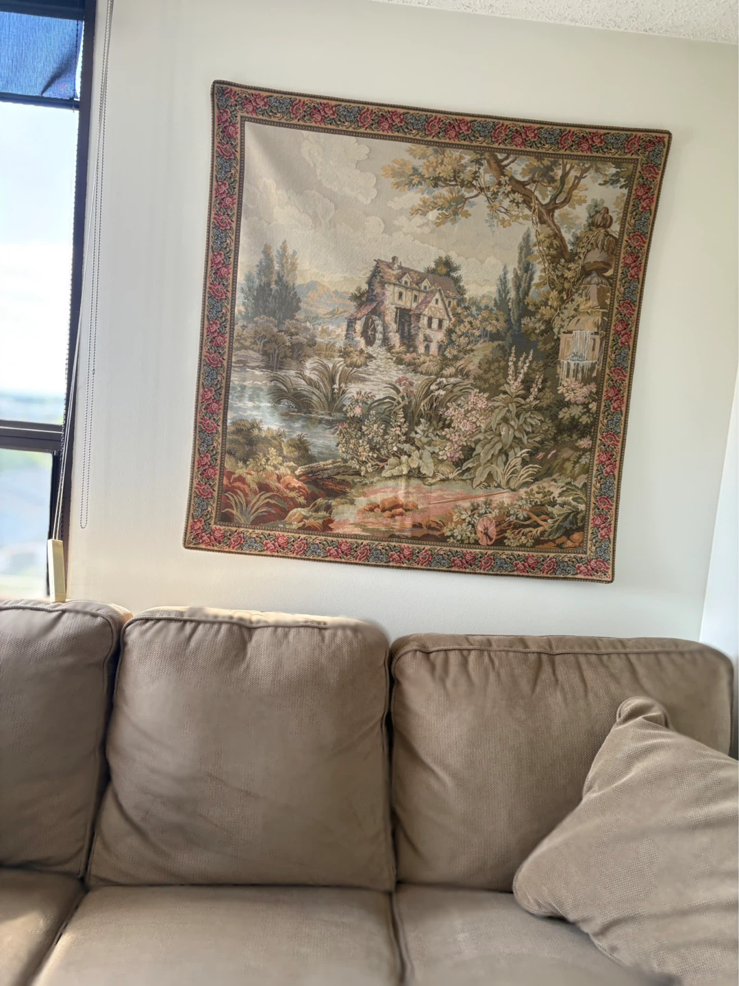 Vintage Landscape Tapestry Wall Hanging
