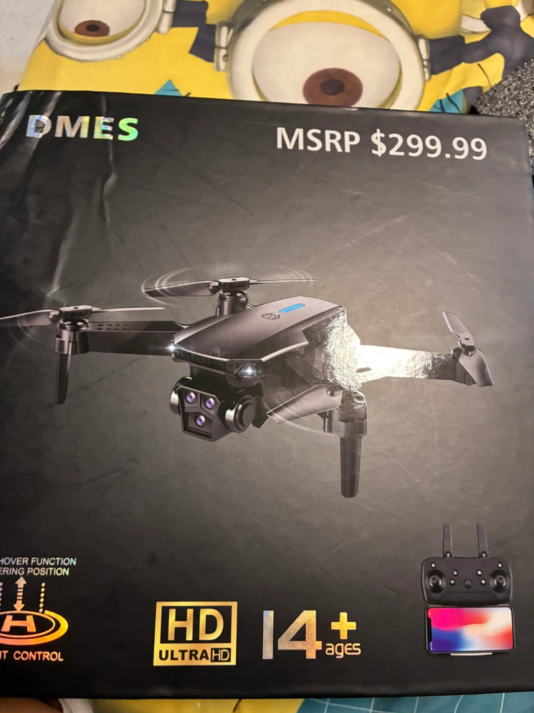 DMES Foldable HD Drone with Remote Control