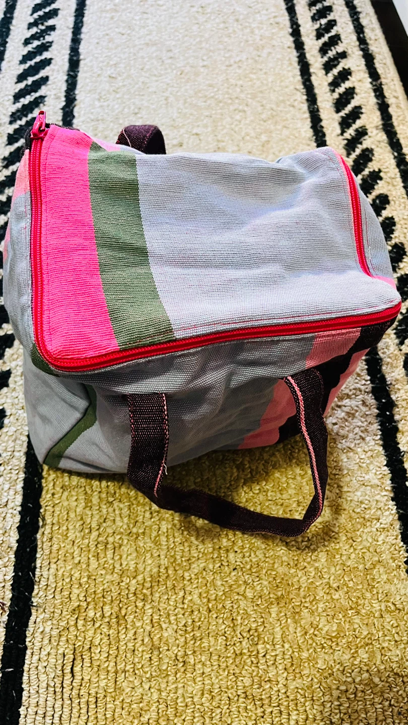 Striped Duffle Bag - photo 2