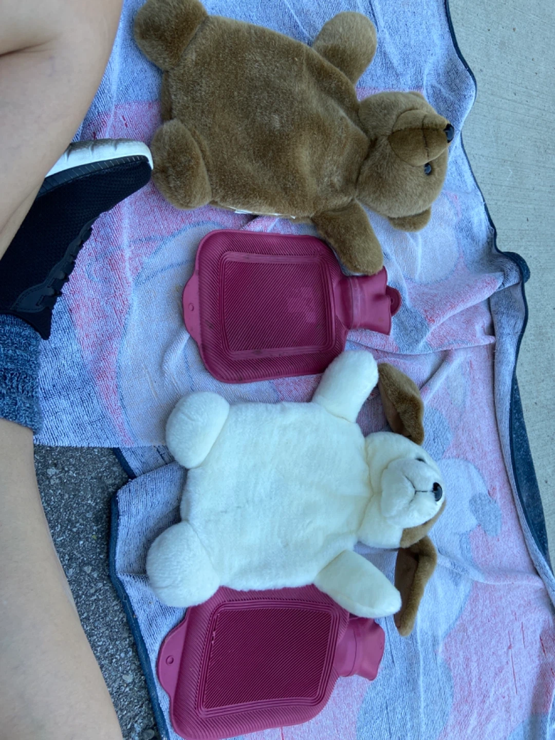 Fuzzy Animal Hot Water Bottle Covers