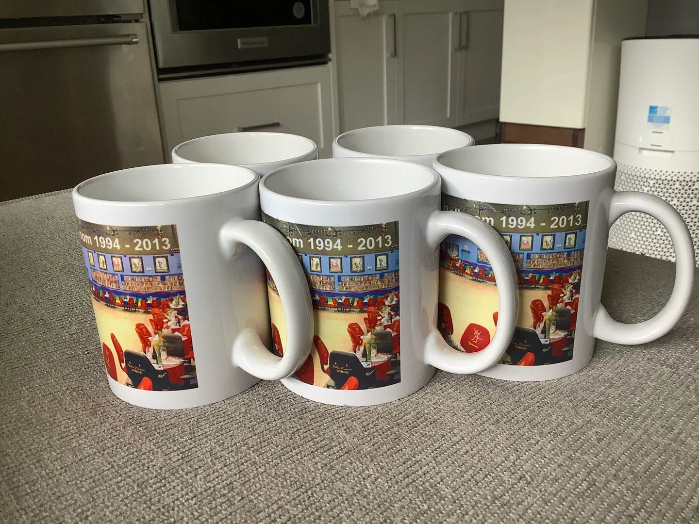 Set of 5 Mugs - 1994-2013 Commemorative
