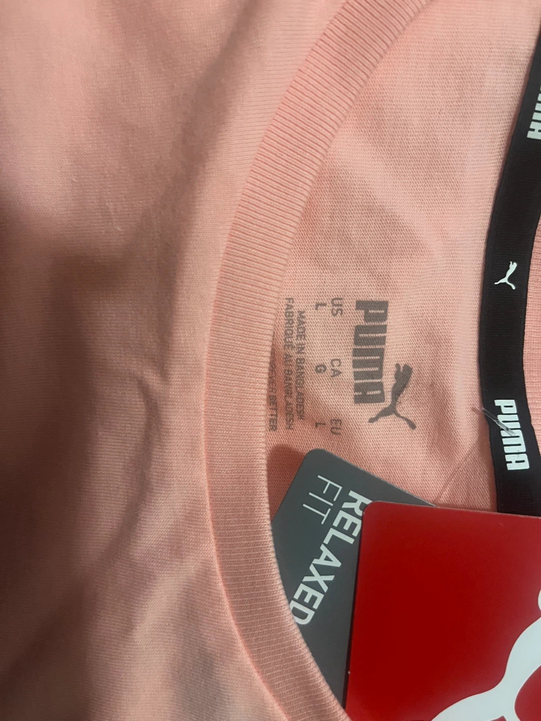 Puma Women's Relaxed Fit T-Shirt - Pink - Large - photo 2