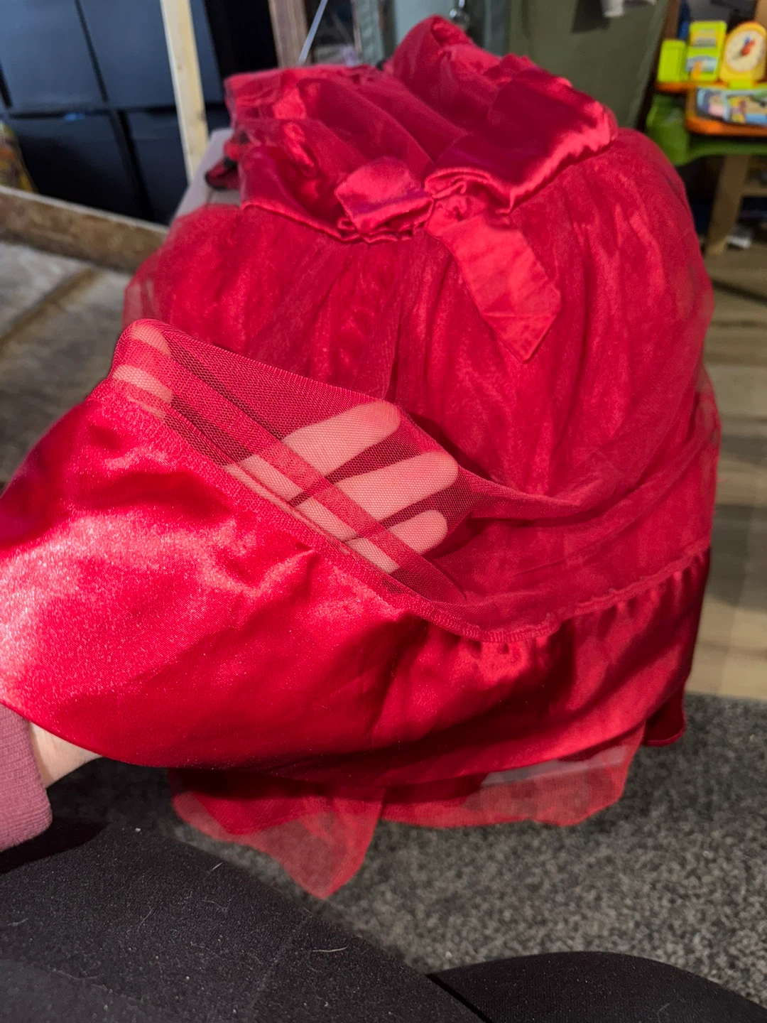Size 6 Red Party Dress - photo 3