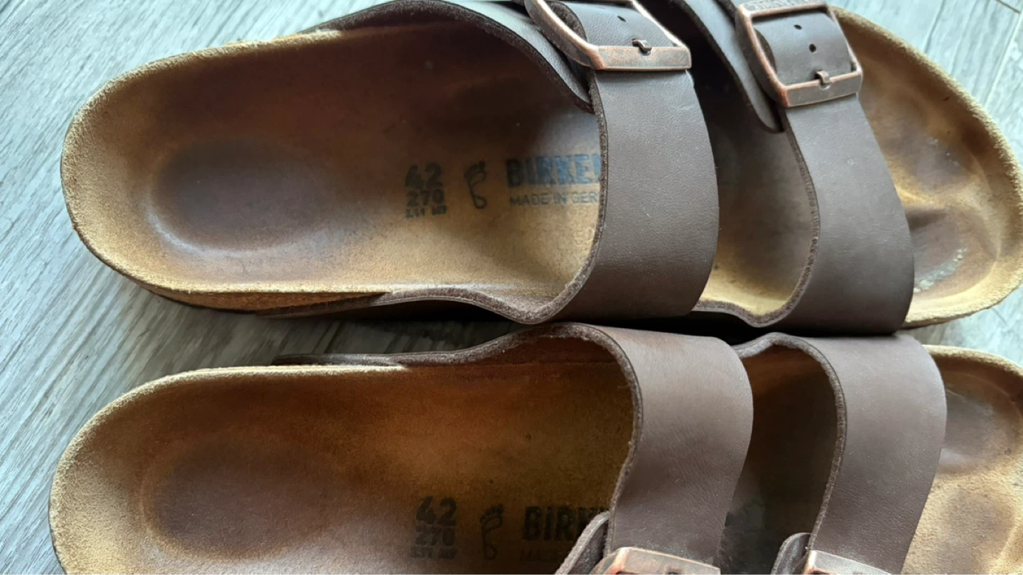 Birkenstock Arizona Sandals - Brown - Size 42 - photo 3