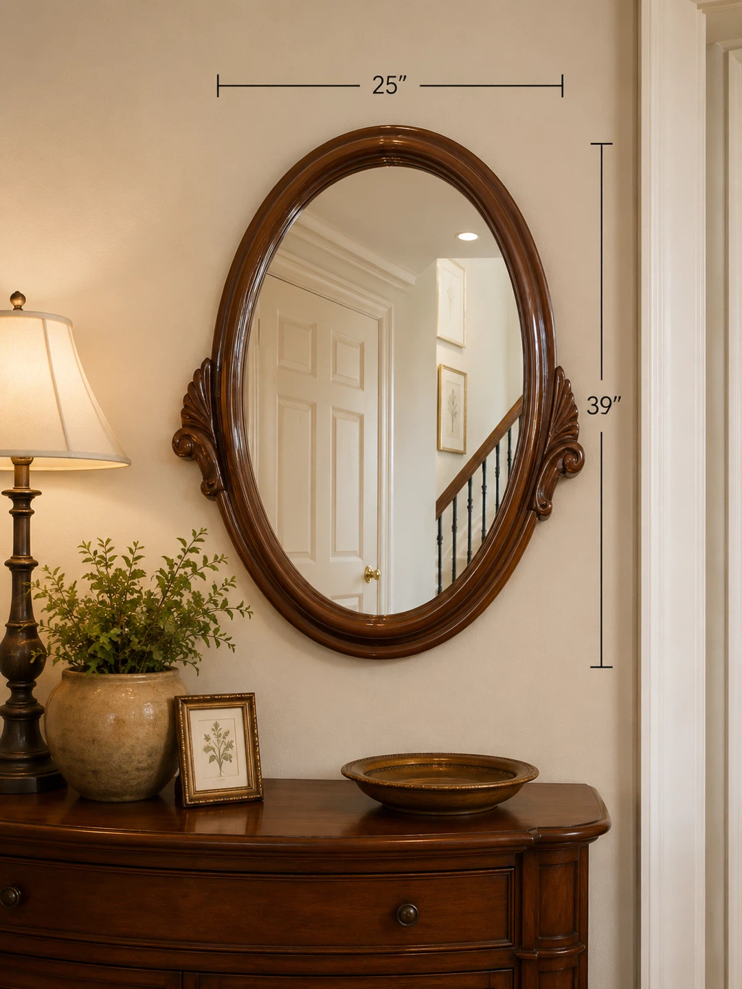 Oval Wall Mirror
