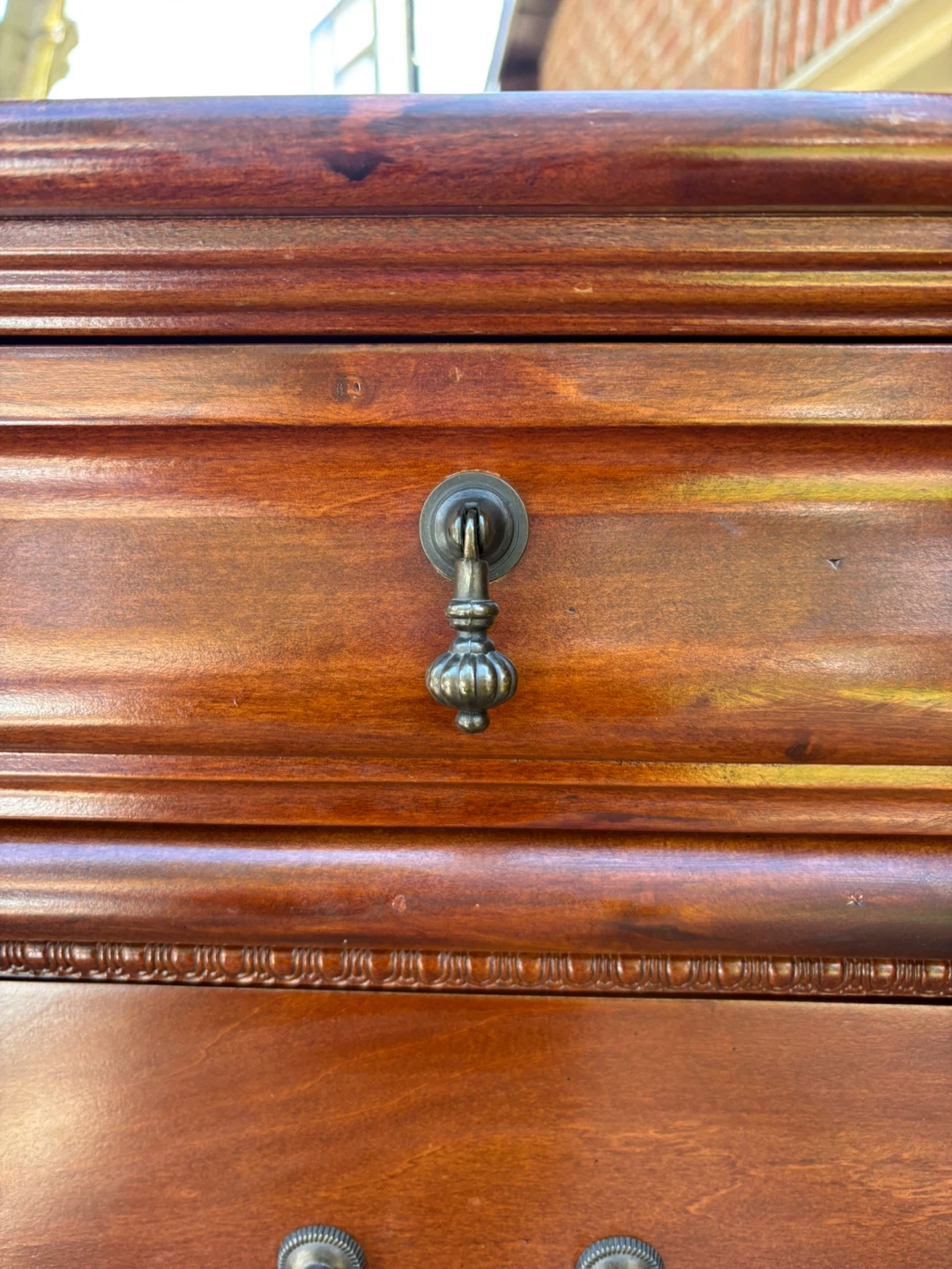 Wooden tall chest of drawers - photo 3