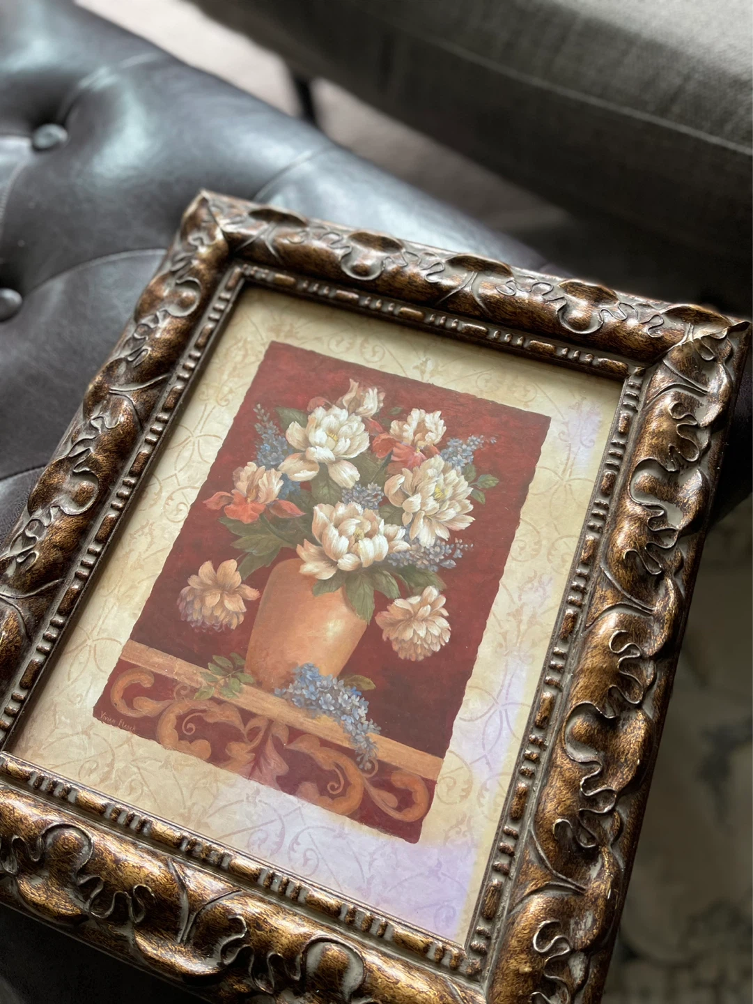 Beautifully Framed Floral Art by Vivian Flasch