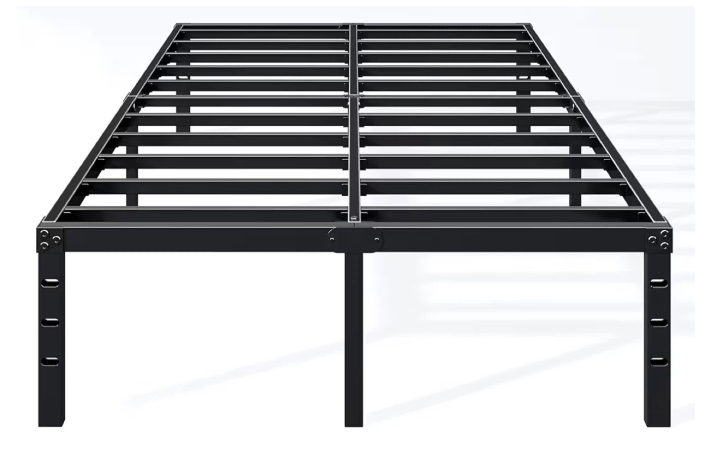 Black Metal Queen Bed Frame - photo 2