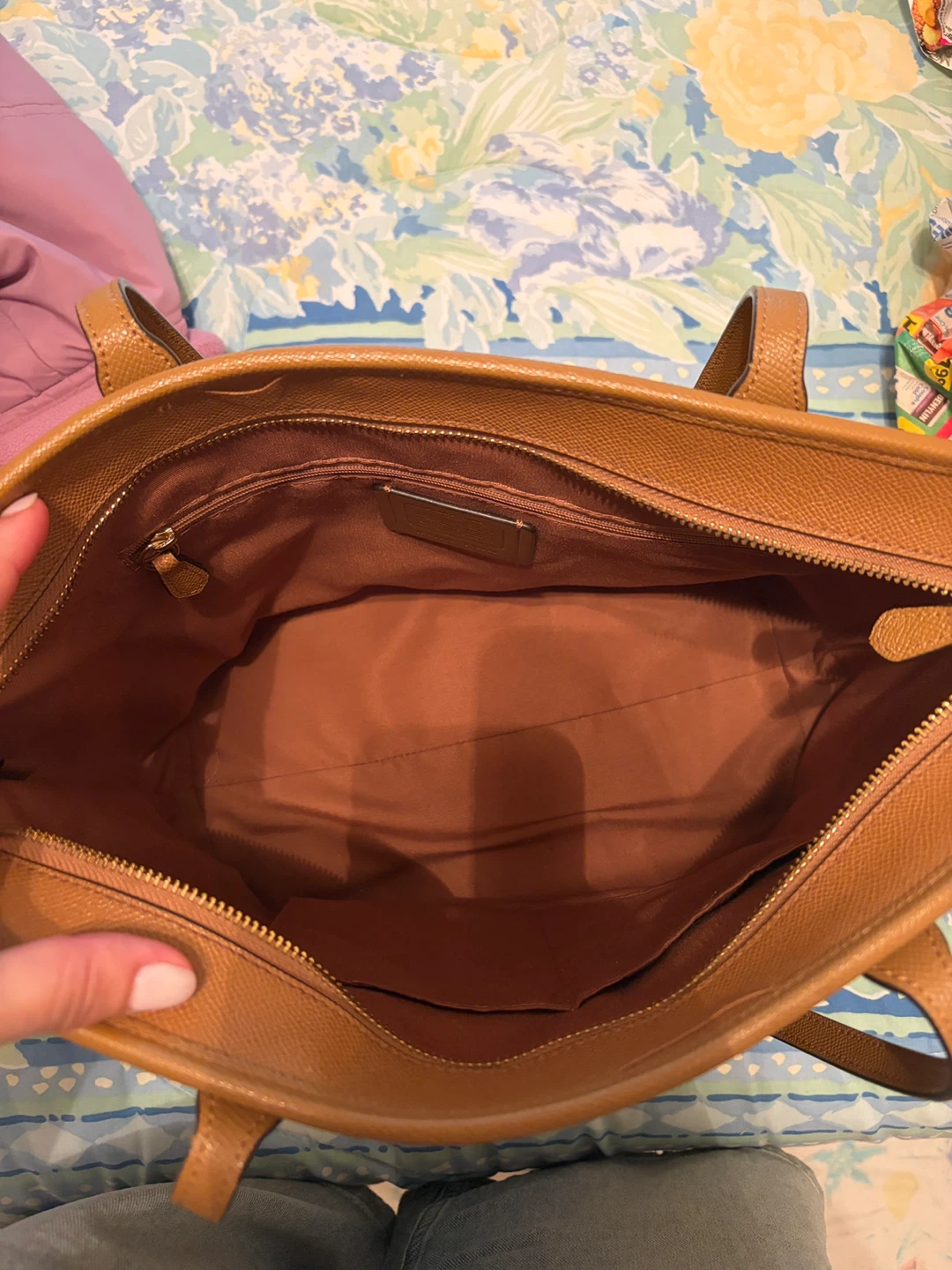 Coach Brown Leather Tote Bag - photo 2